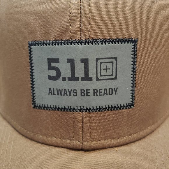 5.11 Tactical Always Be Ready Baseball Cap Hat Tan One Size OS Military Outdoor - Picture 2 of 9